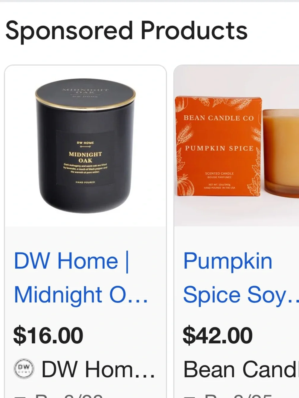 #3,007**DW Home Pumpkin Bourbon Candle Jar in Black and Gold